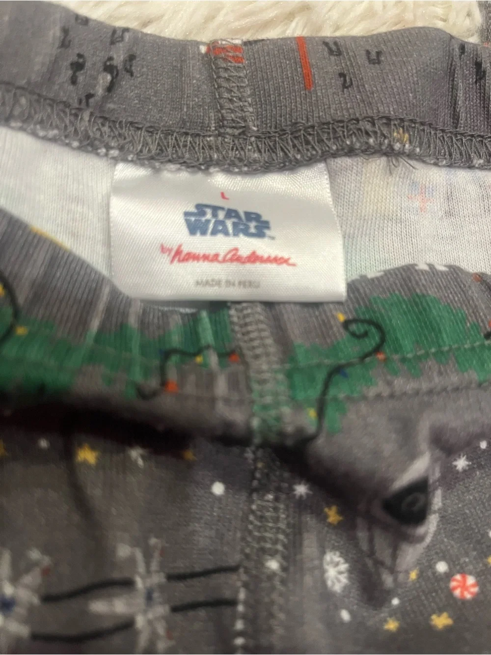 Star Wars Hanna Andersson Unisex Holiday Pajama Pants Size L